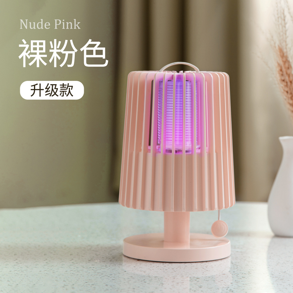 Wholesale Purple LED Electric Shock Mosquito Lamp Household USB Charging Mosquito Killing Lamp Outdoor Indoor Mute Mosquito Killer