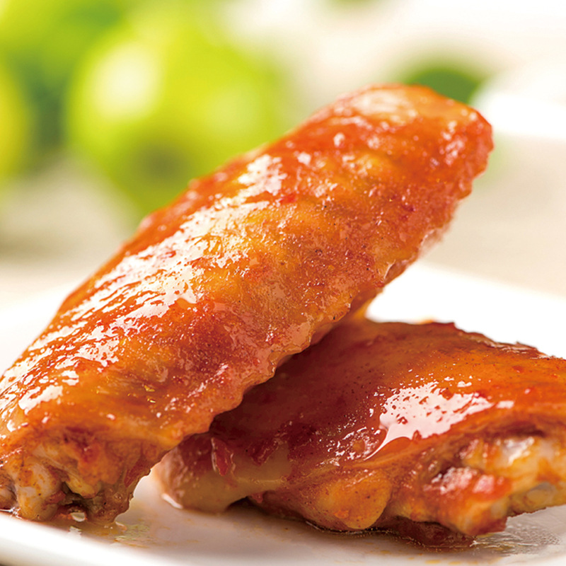 奥尔良烤翅1kg鸡翅中冷冻调理腌制烧烤半成品加热即食