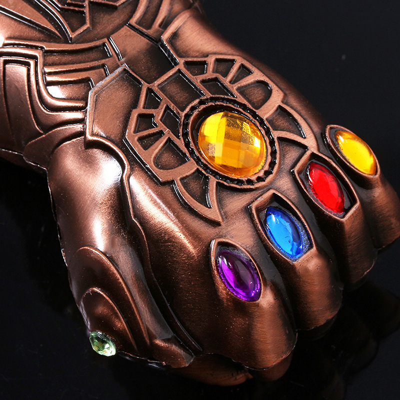 影视周边 灭霸无限手套开瓶器 六宝石拳头手套金属启瓶器 钥匙扣