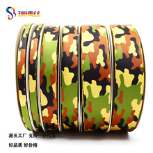 现货1cm-3.8cm迷彩提花丝带仿尼龙CP迷彩织带户外diy蝴蝶结辅料