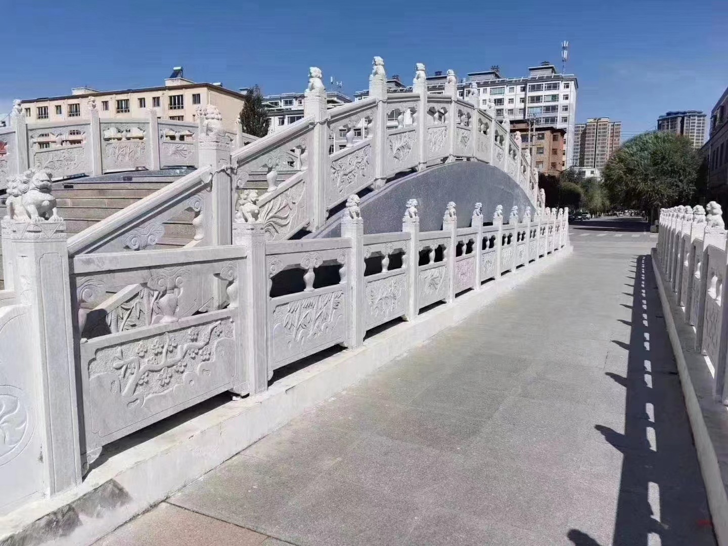 厂家直供花岗岩石栏杆河道景观桥梁公园寺庙别墅人行道防撞护栏