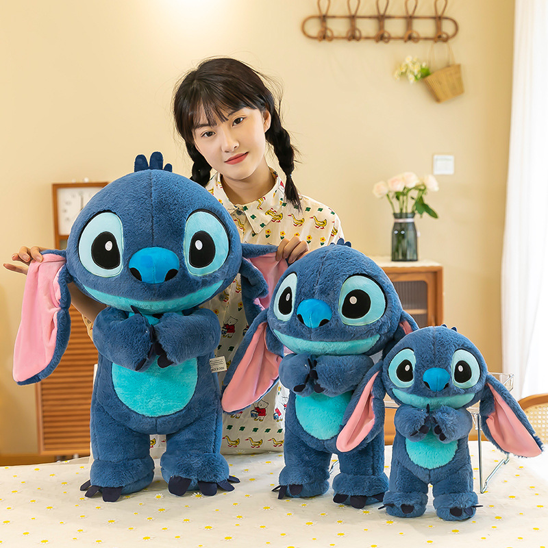 New Station Stitch Figurine Doll Large Stitch Doll Plush Toy Birthday Gift