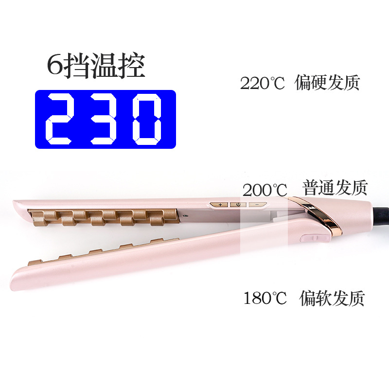 Cross-Border New Arrival Fluffy Corn Hair Curler Underlay Hair Root Clip Hair Perm Electric Hair Straightener Curly Hair Hot Foil Hair Curler