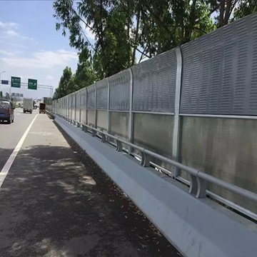 组合透明性型声屏障 高速公路声屏障隔音墙降噪透明隔音板