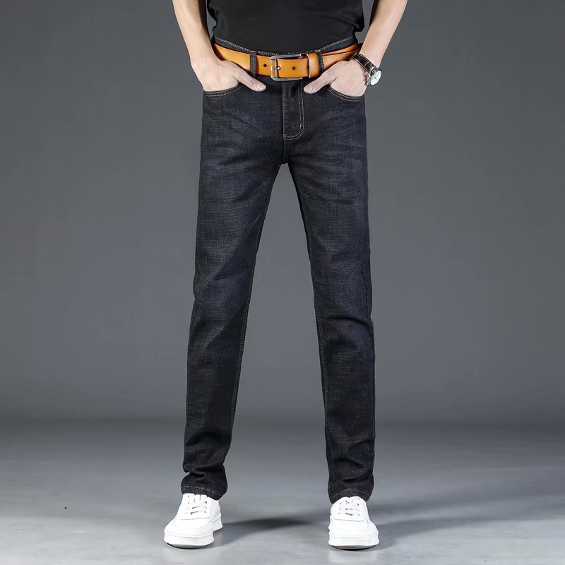 Summer Men's Jeans Men's Straight Loose Trendy All-Match Youth Trendy Casual Slim Fit Hard-Wearing Shorts Wholesale