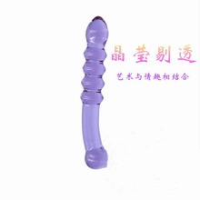 手动水晶阳具女用后庭肛塞自慰器玻璃棒肛门塞成人情趣用品