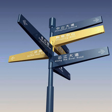 导向牌户外立式指示牌指引指路牌室外导视创意公园园区方向分流