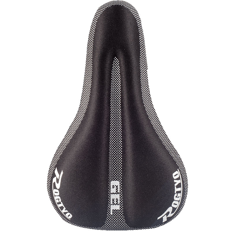 Bicycle Silicone Seat Cover Mountain Bike Thick and Comfortable Seat Cover Rope Reinforcement Saddle Sleeve Cycling Fixture and Fitting