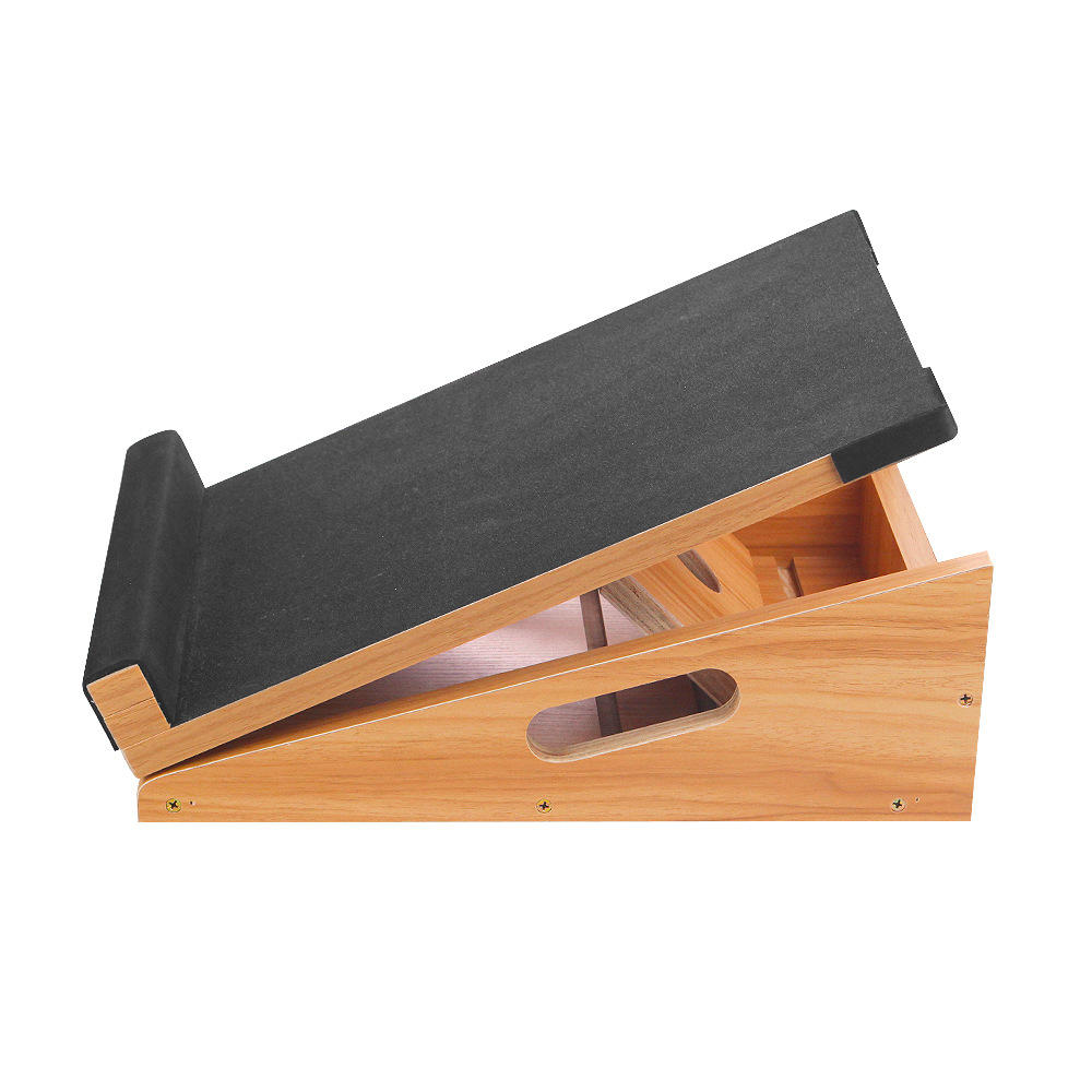 工厂直供康复训练拉筋板木制倾斜板可调节倾斜小腿拉伸防撞条斜板