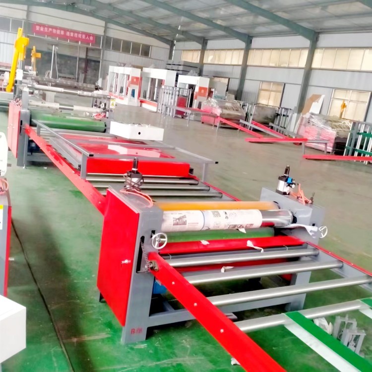 专业覆膜贴面机 高效率生态板复合贴膜机 折弯板热转印贴面机