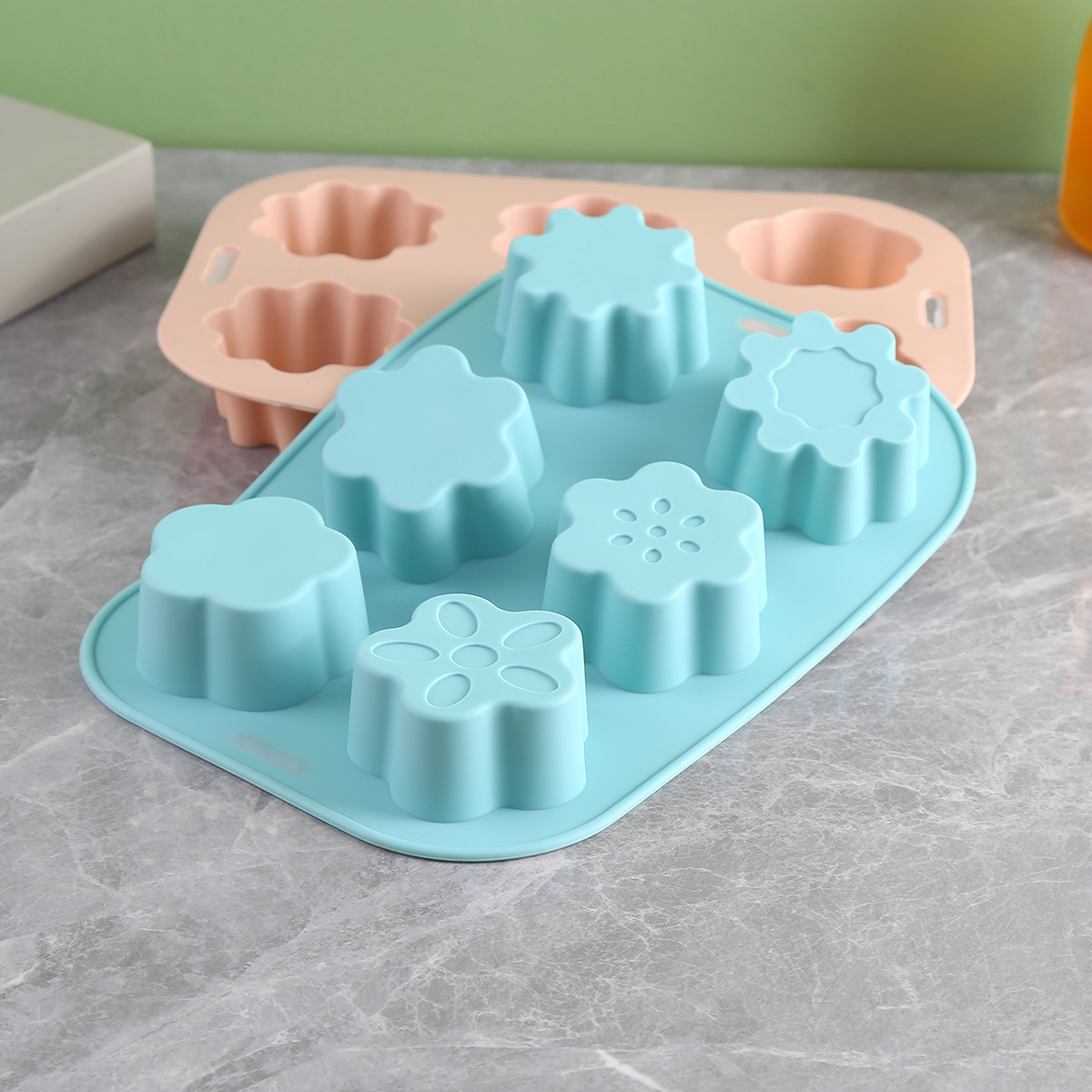 Mid-Autumn Moon Cake Mold Diy Handmade Soap Silicone Mold Silicone Chocolate Mold Ice Tray Ice Maker Wholesale