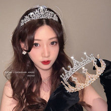 公主皇冠发箍水钻感头箍女孩十八岁成年礼生日发卡发饰发箍水钻