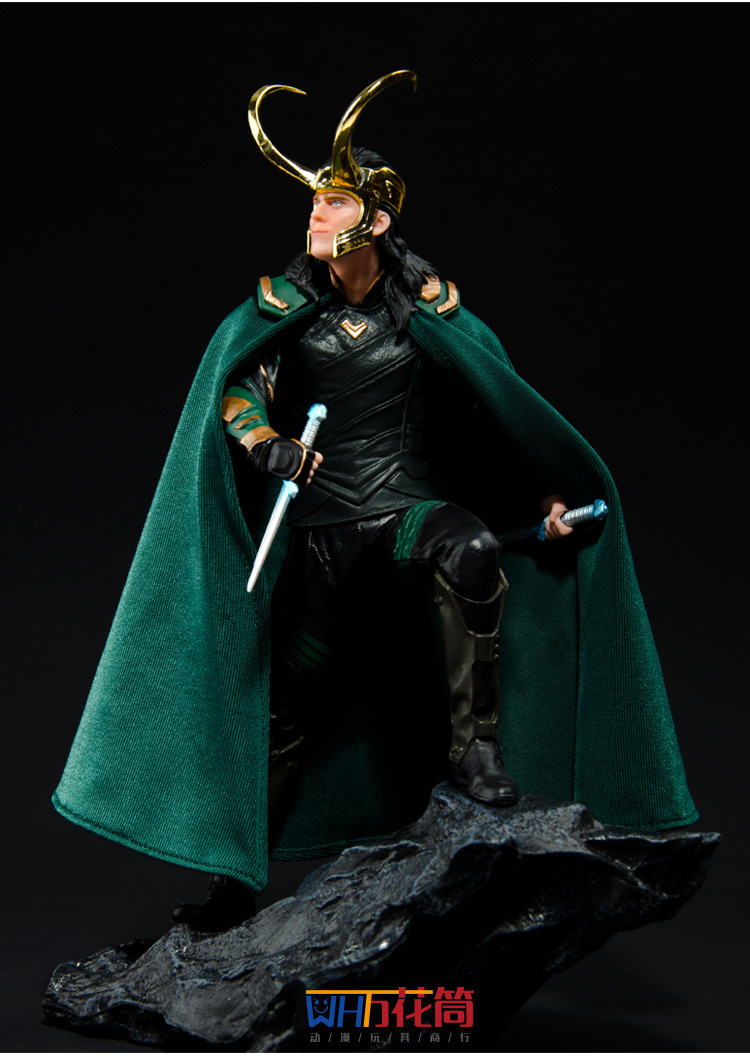 梦幻奇动漫 复联雷神3 诸神黄昏 洛基 loki 1/10战斗场景雕像手办