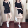 Sports suit 2021 New fat mm Large Easy Short sleeved shorts Running clothes leisure time Two piece set Sports suit 2021 New fat mm Large Easy Short sleeved shorts Running clothes leisure time Two piece set