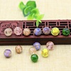 colour Loose bead children Pin Pendant Wind chime Bead Accessories Colorful Chinese style Retro Colored glaze bead colour Loose bead children Pin Pendant Wind chime Bead Accessories Colorful Chinese style Retro Colored glaze bead