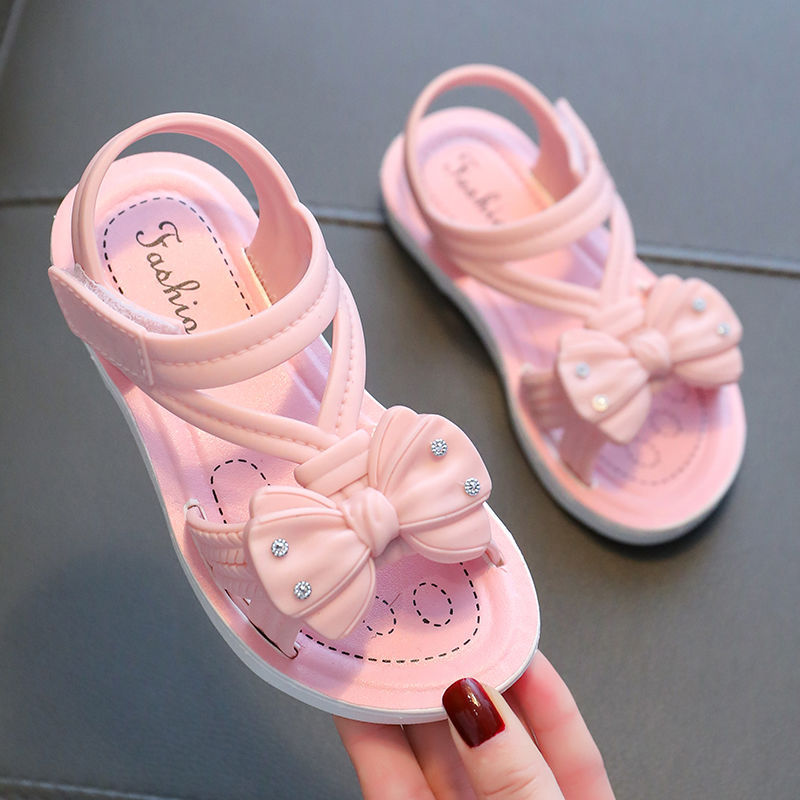 儿童凉鞋女公主小中大女孩童宝宝凉拖鞋运动沙滩鞋夏女凉时尚百搭