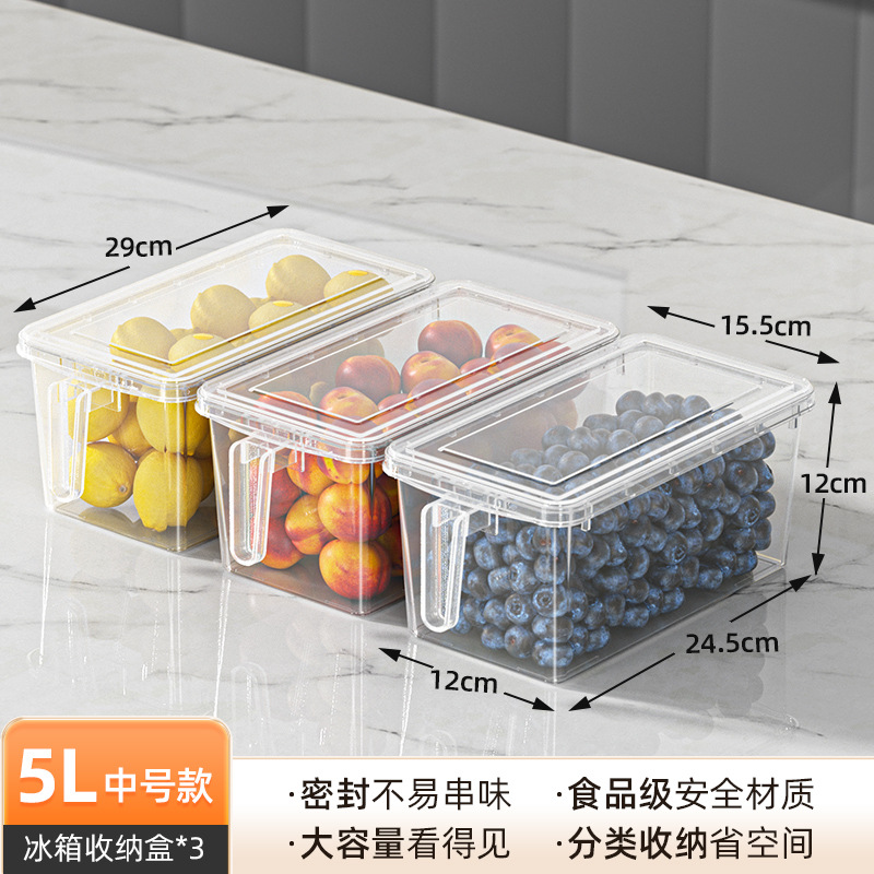 Refrigerator Storage Box Food Grade Crisper Egg Storage Box Frozen Egg Storage Box for Kitchen Vegetables and Fruits