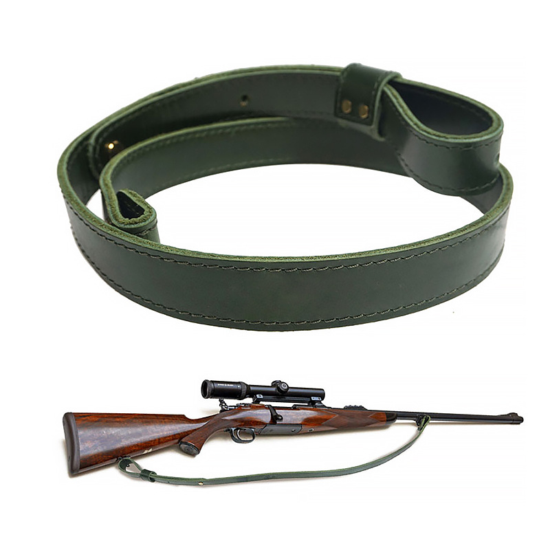 野外战术枪背带 户外运动装备亚马逊牛皮美式枪绳野战冲锋枪背带