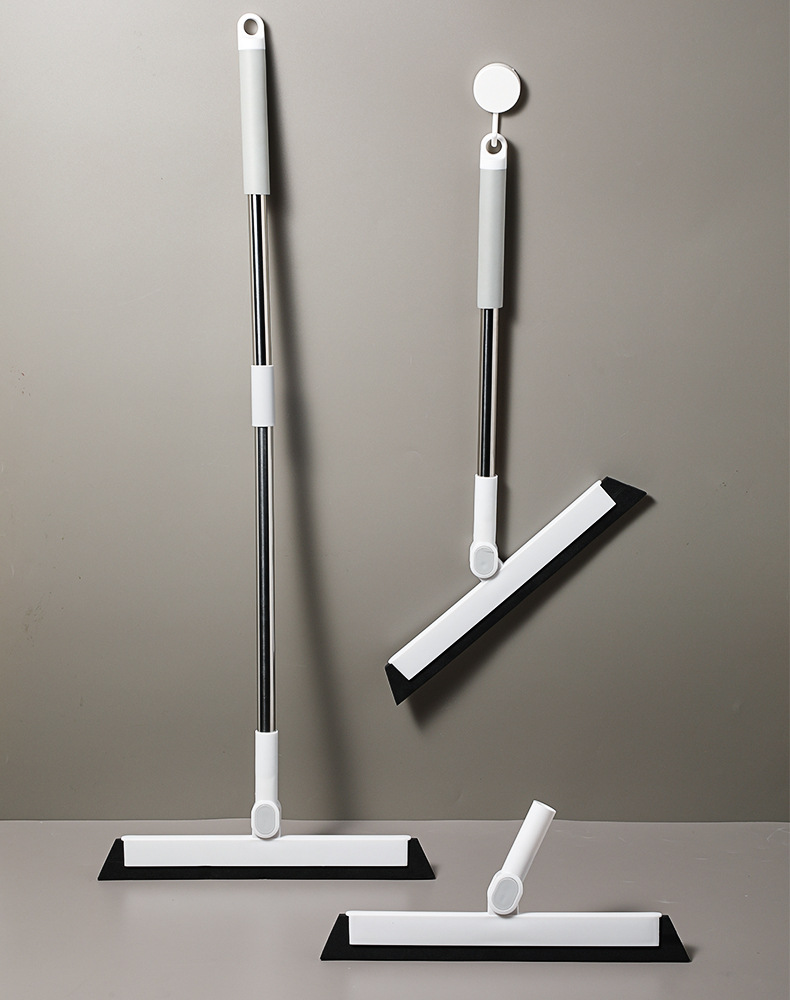 长柄地刮浴室厨房清洁水刮地板清洁刷可拆卸手柄玻璃刮水器