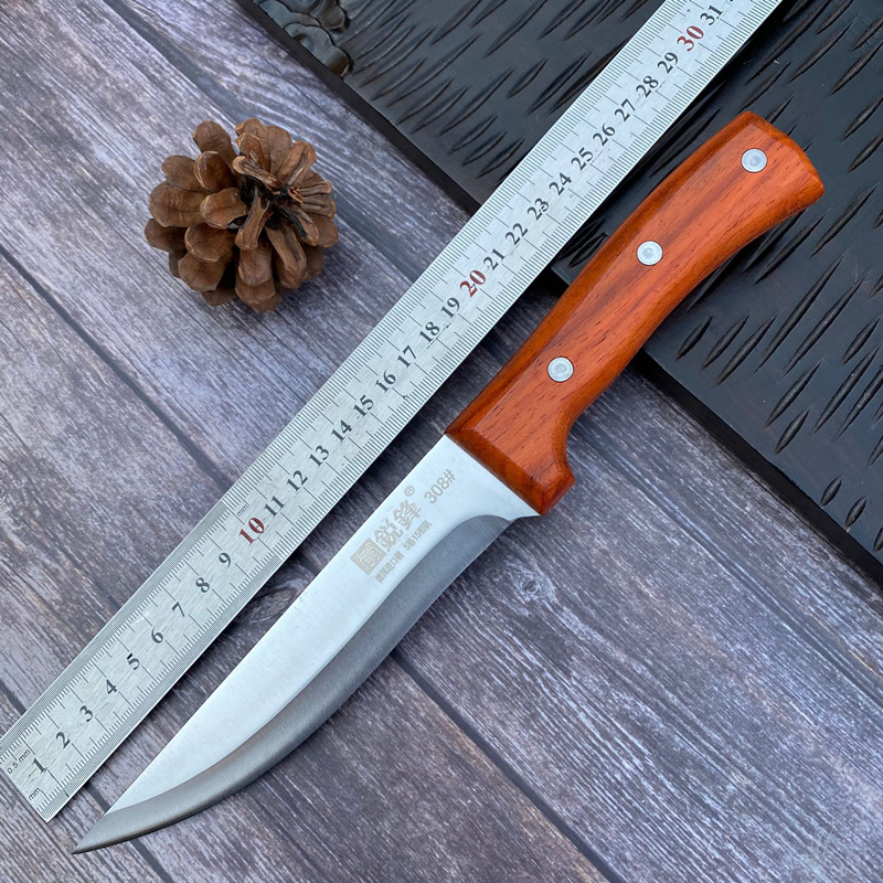 屠宰厂分割剔骨剔肉卖肉宰猪牛羊肉摊割肉刀放血剥皮尖刀