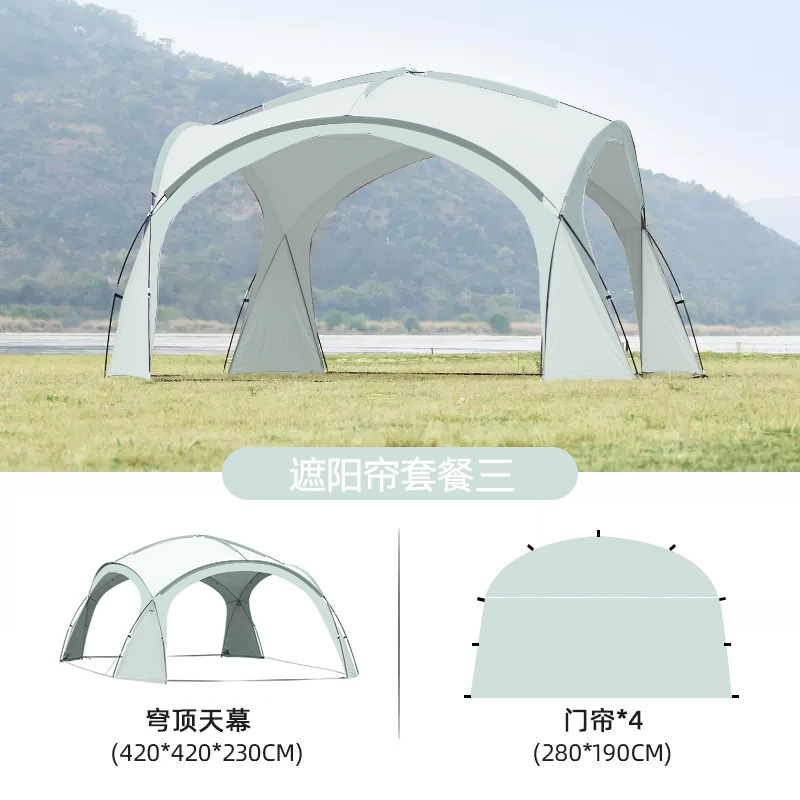 Enjoyspace Outdoor Tent Dome Canopy Oversized Camping Vinyl Sun Protective Outdoor Camping Equipment Weatherproof