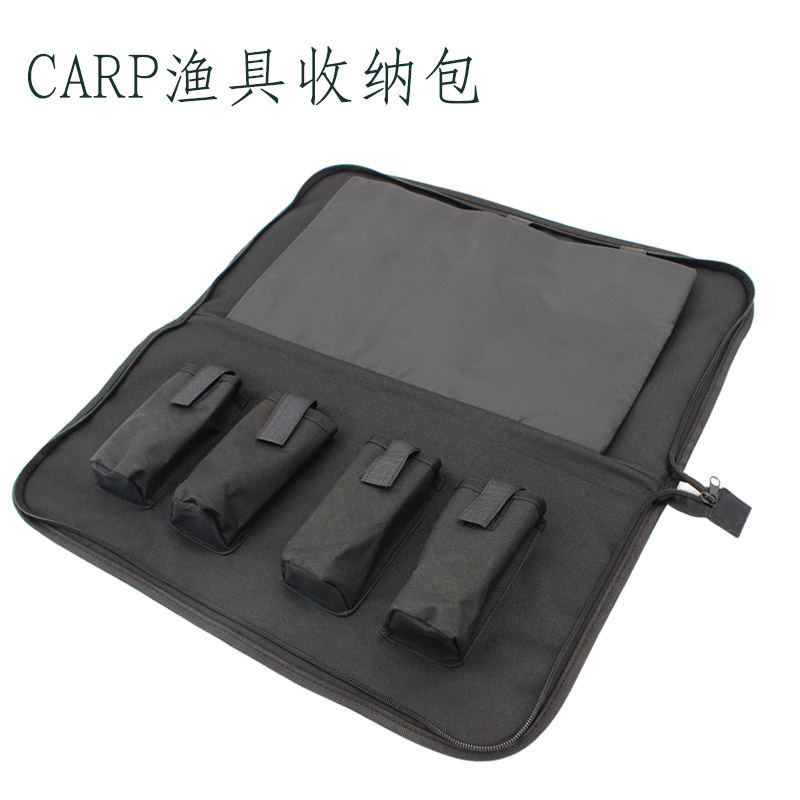 跨境速卖通酷诺大容量carp渔具收纳包报警器支架收纳 钓具小配件