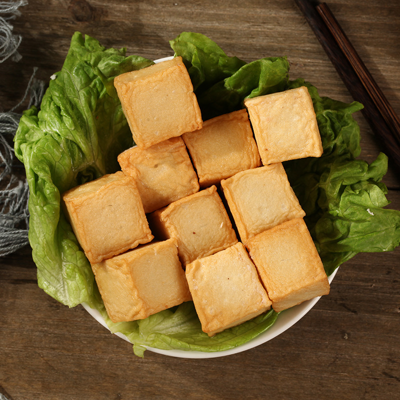速冻火锅鱼豆腐 串串香关东煮食材 海鲜冻品麻辣烫丸子火锅材料