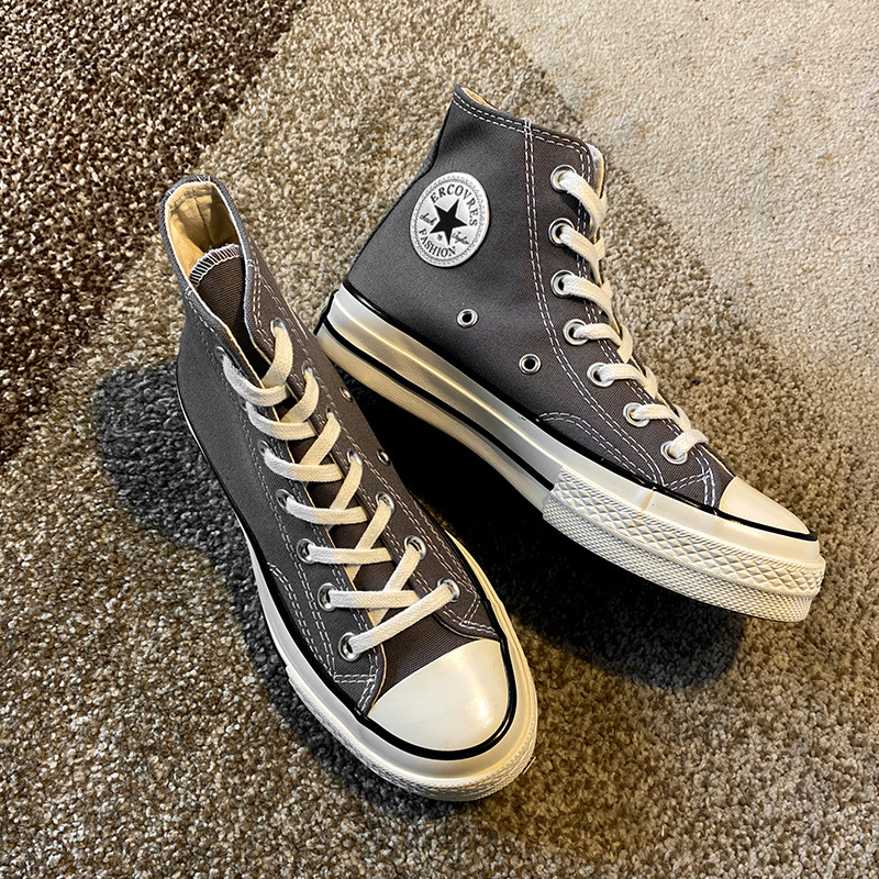 首尔匡威莱斯1970s白色高帮帆布鞋女2021年春夏季新款ulzzang百搭