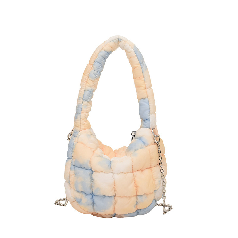 Portable Cloud MiuMiu Bag Bag for Women 2023 New Fashion All-Match Shoulder Underarm Bag Large Capacity Tie-Dyed Tote Bag