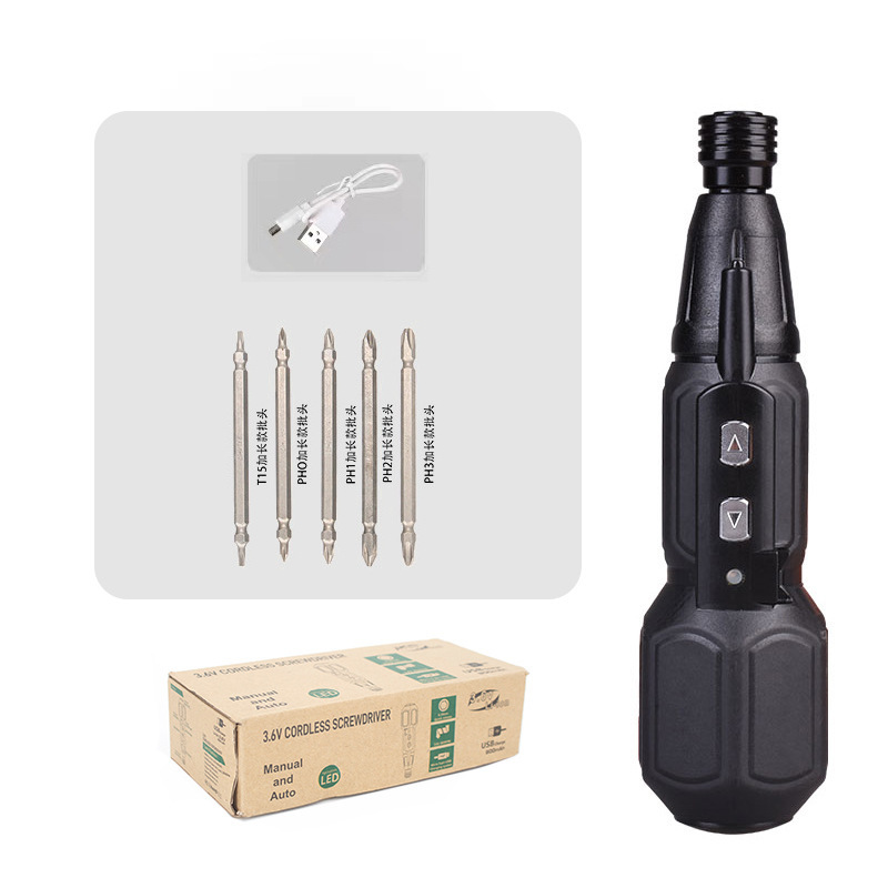 Mini Multi-Function Disassembly Screw 3.6V Rechargeable Electric Screwdriver Set