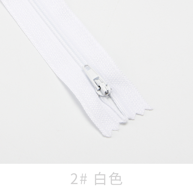 Factory in Stock Supply Color No. 3 Nylon Access Control Zipper 20cm Nylon Closed Tail Zipper Pants Clothing Zipper