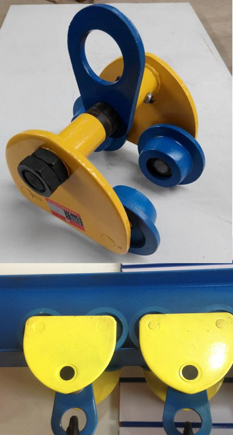 工厂用工字钢手拉跑车电动葫芦配套手推跑车手拉跑车支持定做