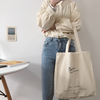 Yeah./new pattern books canvas Bag Female bag Japan and South Korea chic leisure time One shoulder Bag capacity Totes Yeah./new pattern books canvas Bag Female bag Japan and South Korea chic leisure time One shoulder Bag capacity Totes