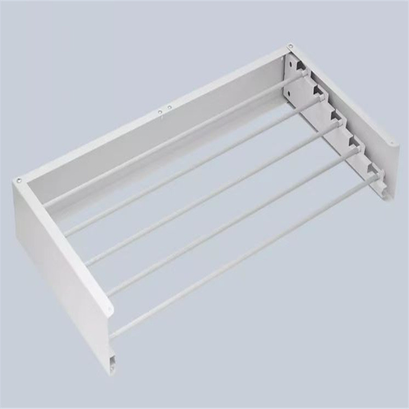 Wall-Mounted Retractable Folding Balcony Clothes Hanger