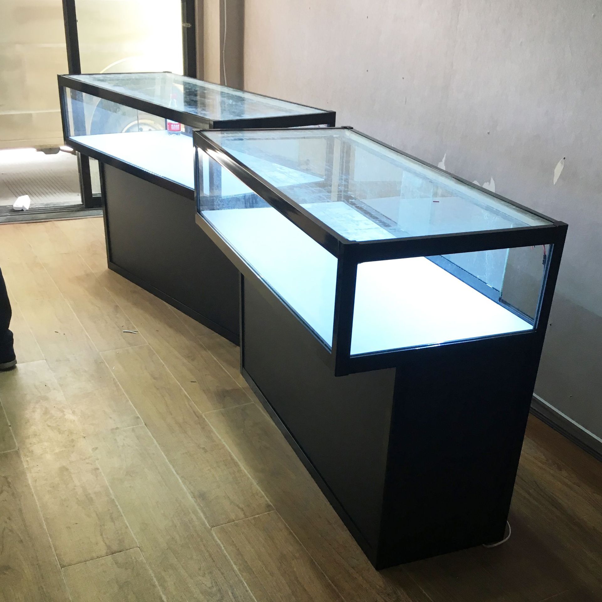 供应铝合金拆装手机柜台,收银台珠宝柜台香烟展示柜 铝合金矮柜