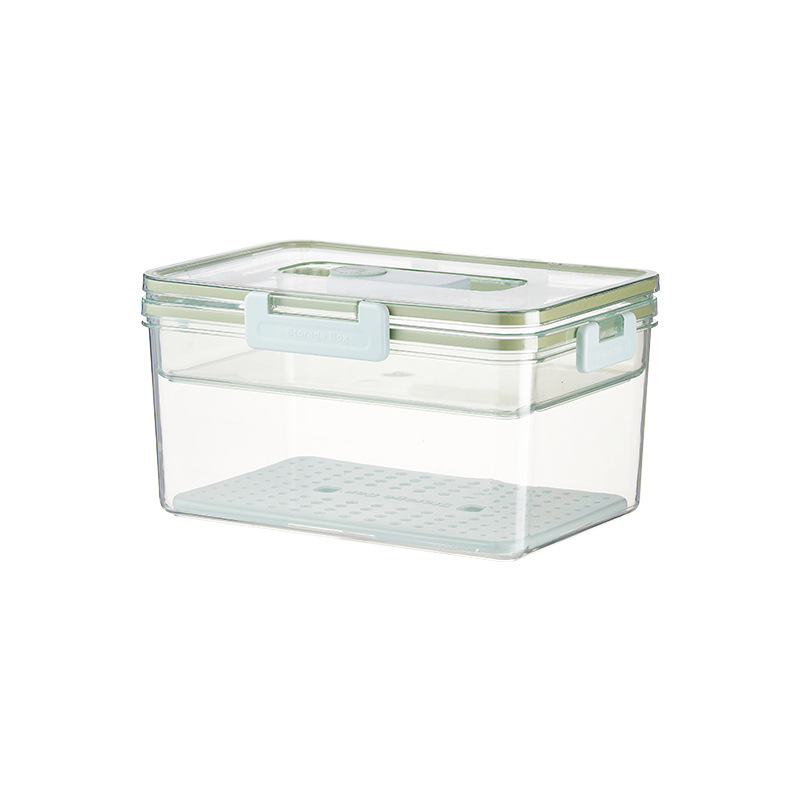 Sealed Cereals Kitchen Storage Transparent Plastic Box Snack Dry Goods Storage Box Storage Box
