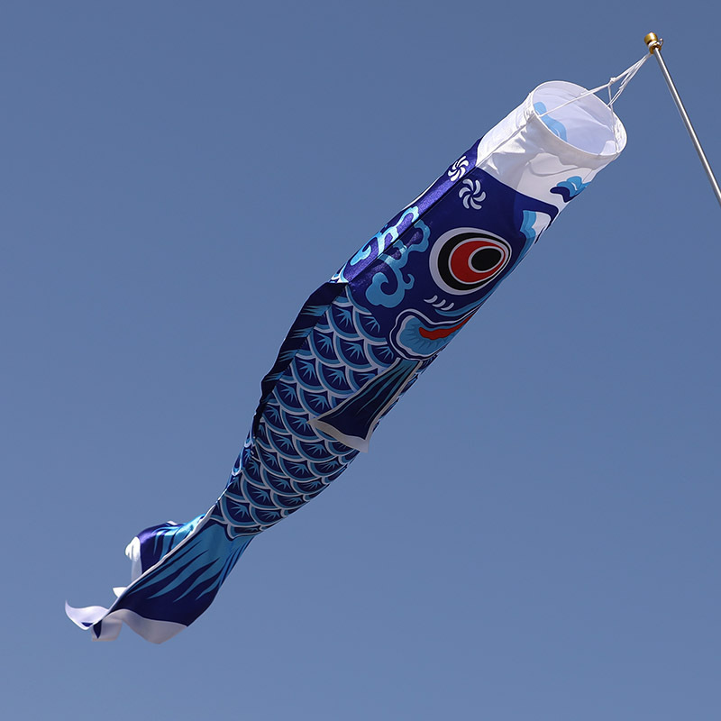 大号鲤鱼旗日本鱼旗日本鲤鱼旗鲤鱼幡日式鲤鱼旗导游旗端午节装饰