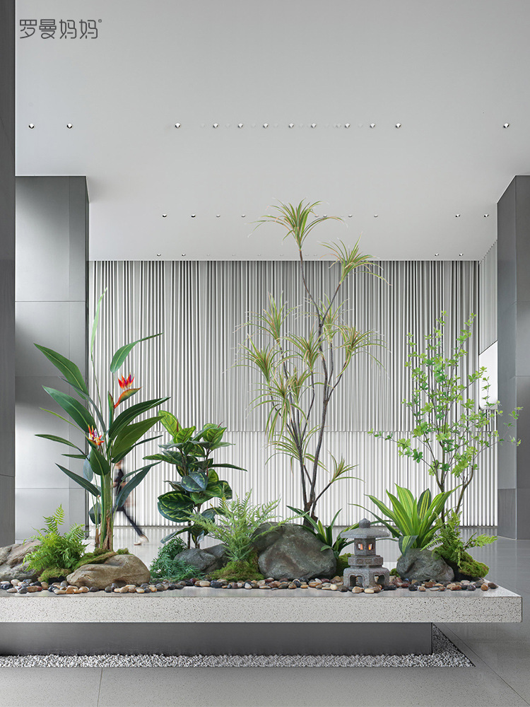 北欧ins绿植盆景龙血树造景植物室内景观橱窗办公室装饰摆件