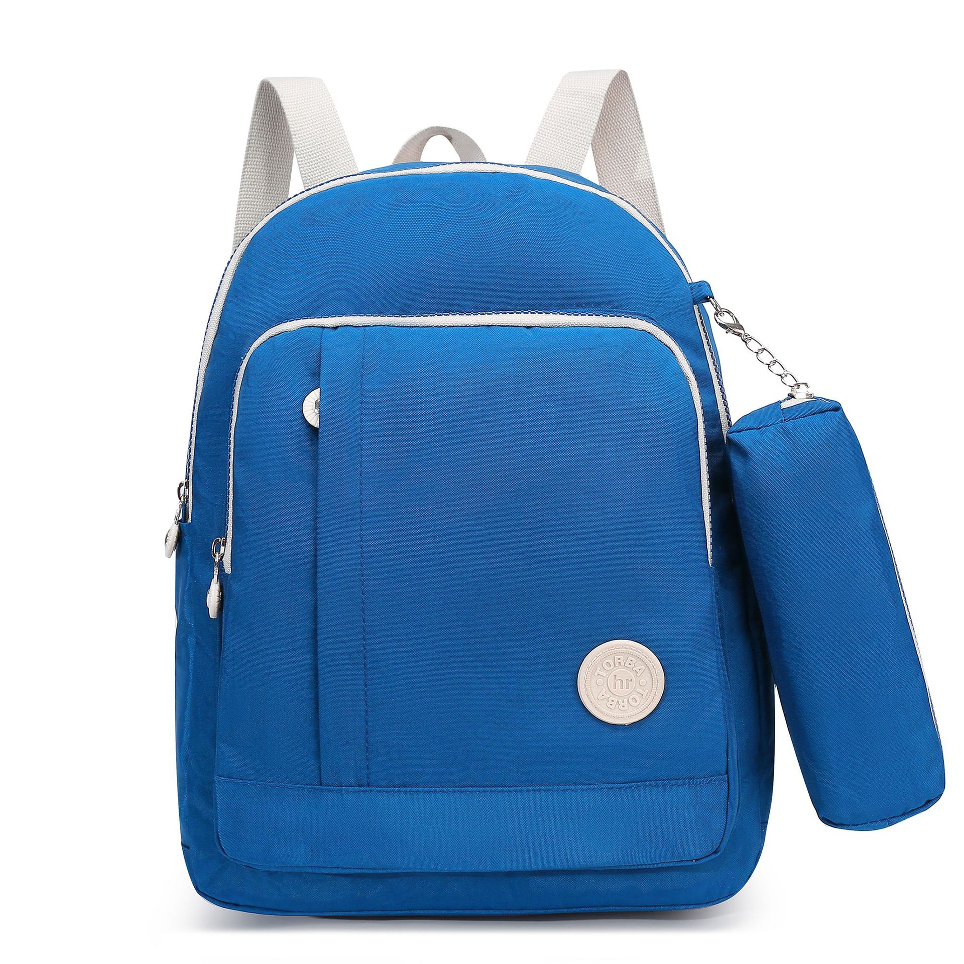 Casual Simple Backpack Large Capacity Schoolbags for Boys and Girls Pencil Case Cross-Border Fashion Leisure Travel Backpack Fashion