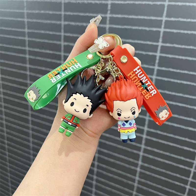 Creative Cartoon Full-Time Hunter Keychain Cute Little Jieqi Luolei Key Chain Men and Women Handbag Pendant