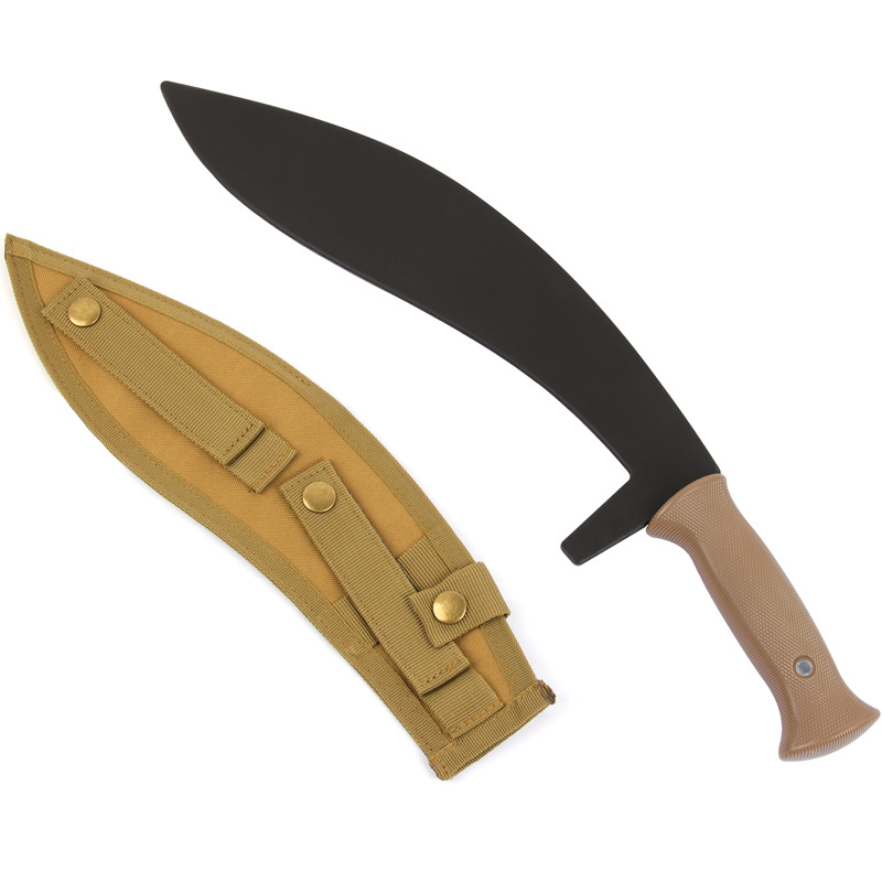 尼泊尔橡胶软刀武术刀舞台影视剧 野战训练道具刀装饰