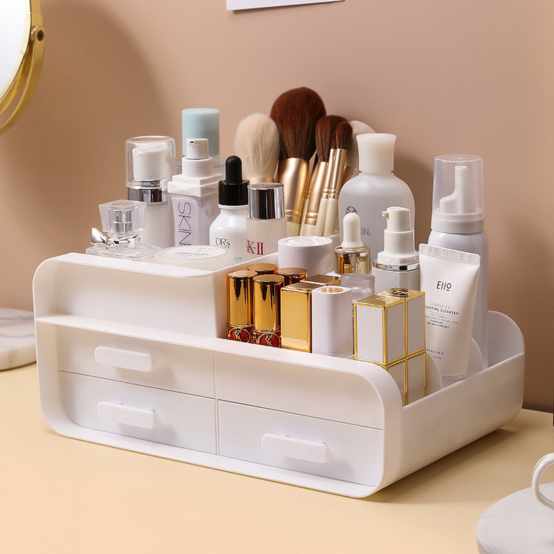 Cosmetics Storage Box Skin Care Products Desktop Dresser Finishing Mask Lipstick Makeup Brush Drawer Storage Rack Dustproof