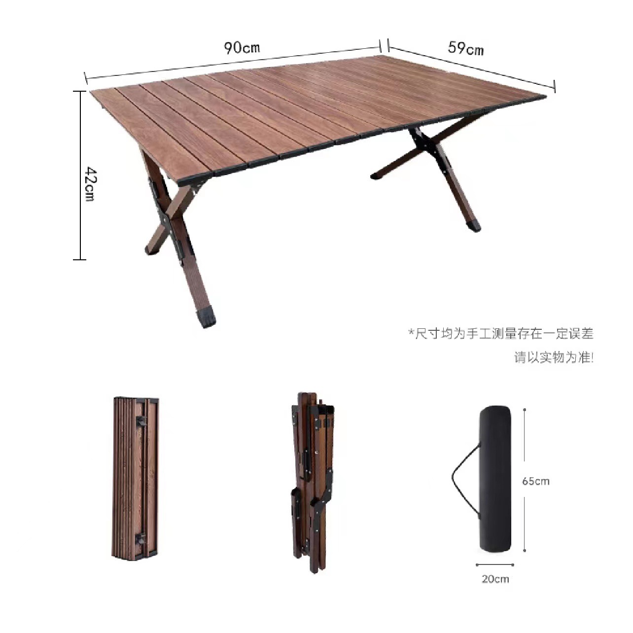 Folding Table Outdoor Portable Stall Stall Table Camping Table Picnic Table and Chair Camping Barbecue Lightweight Equipment