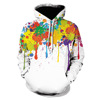 2022 Autumn and winter men's wear Colorful 3d Digital printing Hooded Sweater Easy coat 3d Sweater
