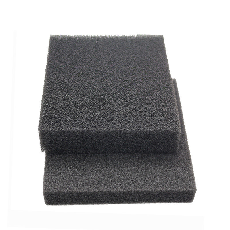 pu海绵开孔泡棉片材除尘活性炭过滤绵定做光触媒污水蜂窝滤网材料