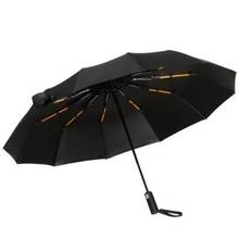 8E7Q雨伞大号加固加厚结实抗风暴防台风全自动晴雨伞两用女遮阳太