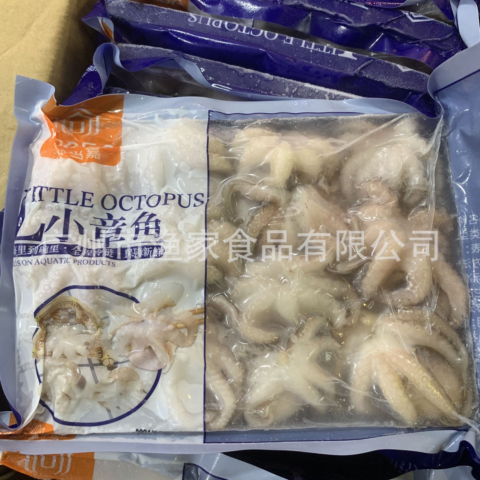 冷冻小章鱼 400克*12包/件小八爪鱼火锅海菊花短腿章鱼捞汁小海鲜
