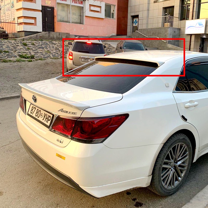 适用于2015-2018款丰田皇冠顶翼14代皇冠改装专用免打孔后扰流板