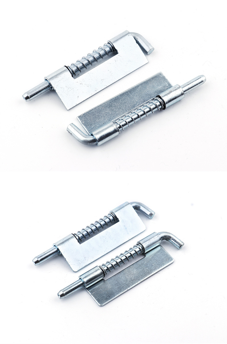 tk225镀蓝锌弹簧插销 工业机械设备机床明装铰链配电箱铁皮柜门铰