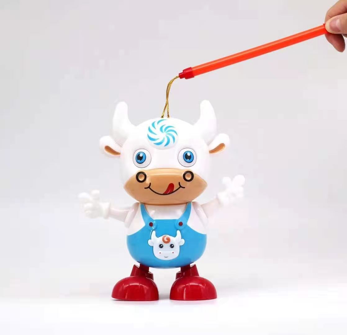 跨境机器人玩具智能早教跳舞萌牛机器人男孩女孩儿童玩具抖音地摊